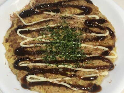 粉なしでも、美味しい⭐オートミールのお好み焼き